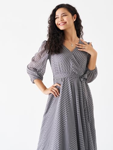 Image of AASK Women Fancy Plain & Solid Designer Dress for Women