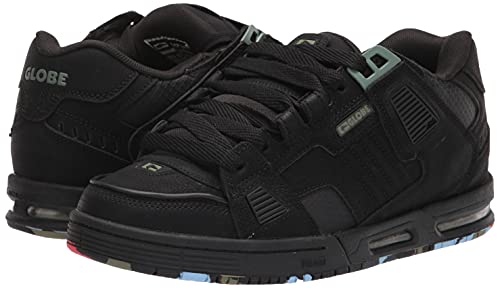 Globe Men's Heavy Duty Skate Shoe, Black/Upcycle, 11.5 #TOP6