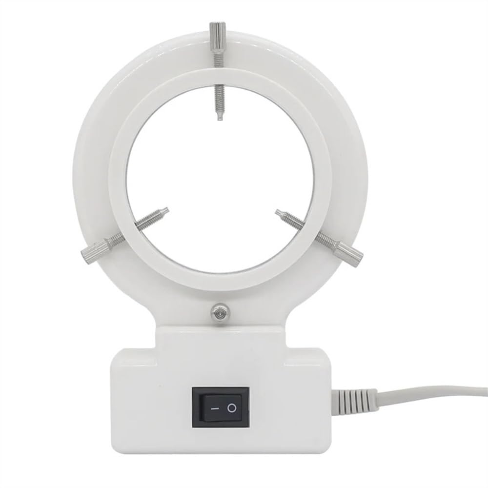 Lab Microscope Accessories Microscope Illuminators-8W 10W Microscope Top Light Source-Inner Diameter 60/64/70mm White Fluorescent Ring Lamp Instrument Lamp for Stereo Microscope(Inner Diameter 64mm)