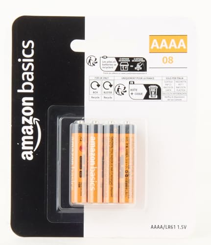 image for Amazon Basics 8-Pack AAAA Alkaline High-Performance Batteries, 1.5 Vol