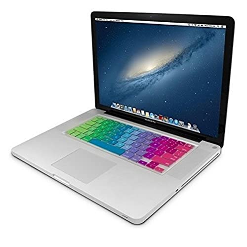 Protector de teclado de silicona Rainbow para tu MacBook Air o Pro de 13 y 15 pulgadas