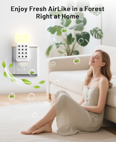 Purificador de Aire con Iones Negativos y Luz Nocturna LED miniatura 6