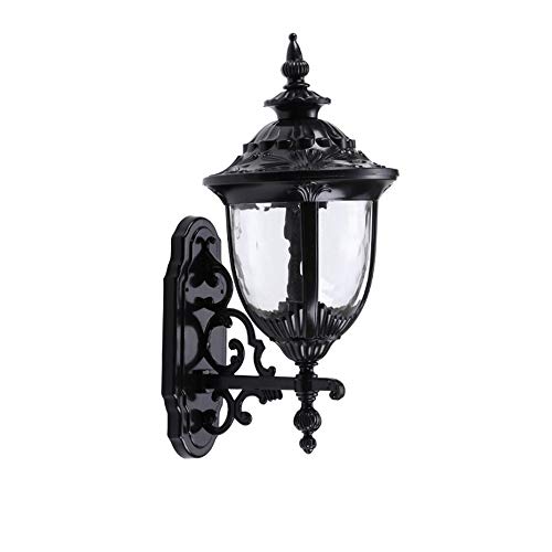 Applique murale LED en métal antique luminaire étanche haut de gamme pour jardin