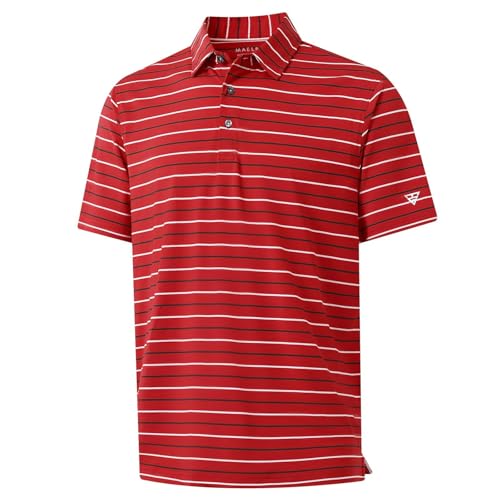 M MAELREG Boys Polo Shirt Short Sleeve Performance Moisture