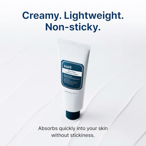 DearKlairs Rich Moist Soothing cream for sensitive Skin, Full Hydration, Protective Layer with Beta Glucan, Centella Asiatica, Ceremide, Non-sticky Texture, Korean Skincare - Image 8
