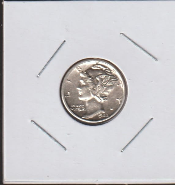 1942 D Liberty Head or "Mercury" Dime, 90% Silver