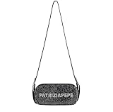 -Borsa a spalla party (IM)PERFECTION -Applicazione full strass -Scritta strass 