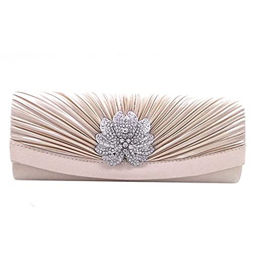 Image of Goclothod Evening Clutch Handbag Women Fashion Crossbody Shoulder Bag Chain Purse