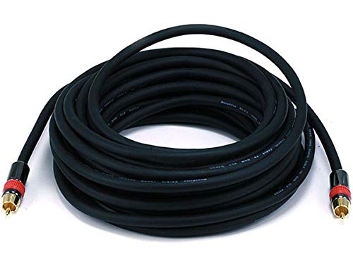 Monoprice 35ft Coaxial Audio/Video RCA CL2 Rated Cable - RG6/U 75ohm (for S/PDIF, Digital Coax, Subwoofer & Composite