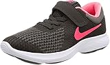 Material: Mesh, Gummi, Textil Nike Unisex-Erwachsene Revolution 4 (PSV) Sneaker, Schwarz (Black/Racer Pink. 004), 35 EU