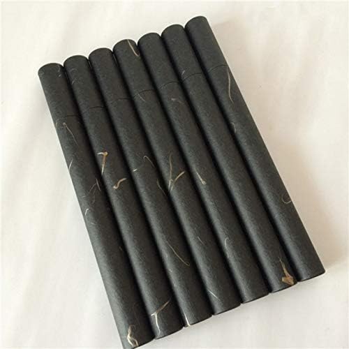 100pcs Paper Incense Tube Incense Barrel Small Storage Box for 20g Joss Stick Convenient Carrying Container - (Color: Black)