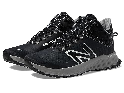 New Balance New Balance Men's Fresh Foam Garoe Mid V1 Trail Running Shoe, Blacktop/Shadow Grey/Sea Salt, 7 M
