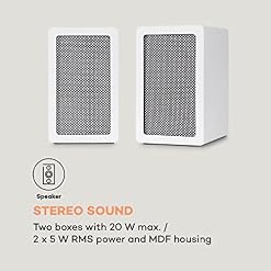 auna TT-Play SE Platine Vinyle Bluetooth avec Enceinte – Platine Vinyle avec Puissance Max. 20 W, Lecteur Vinyle avec… - Les Beatles, Paul McCartney, John Lennon, RIngo Starr, George Harrison auna TT-Play SE Platine Vinyle Bluetooth avec Enceinte - Platine Vinyle avec Puissance Max. 20 W, Lecteur Vinyle avec… – Image 3
