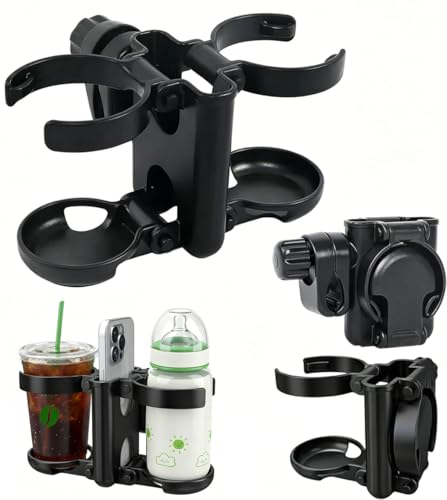 Porte-gobelet pour poussette universel anti-renversement avec support mobile