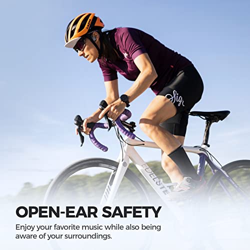 Bone Conduction Swimming Headphones, Wireless Bluetooth Earbuds Waterproof Open Ear Headphones Noise Cancellation Mic, Built-In 16Gb Ultra Light Headset For Swimming Running Sports Driving Fitness #TOP3