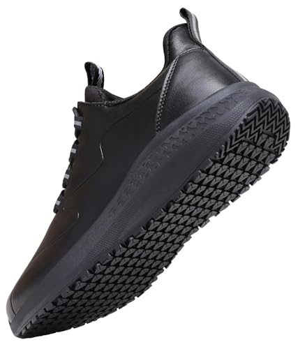 Image of Women's Non Slip Work Shoes Slip Resistant Waterproof Chef Shoe for Women Working in Kitchen Restaurant Food Service Slip-On Design Walking Sneakers Zapatos Trabajo