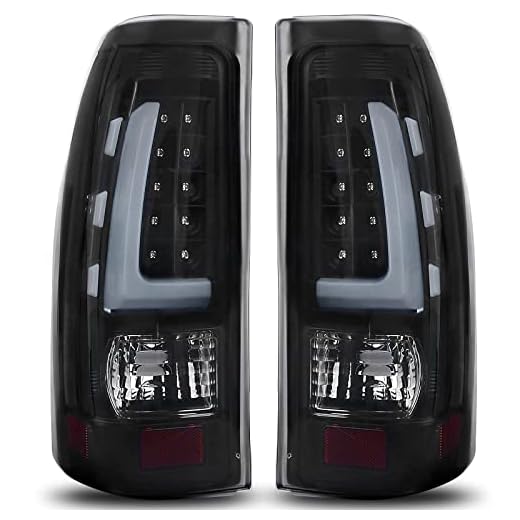 DWVO LED Tail Lights Assembly Compatible with 1999 2000 2001 2002 2003 2004 2005 2006 Chevy Silverado 1500 2500 & 99-02 GMC Sierra 1500 2500 3500 Pickup Truck Replacement Taillights Tail Lamps