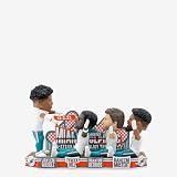 Tyreek Hill, Raheem Mostert, Jaylen Waddle & Braxton Berrios Miami Dolphins Touchdown Celebration Mini Bobblehead Scene Bobblehead NFL
