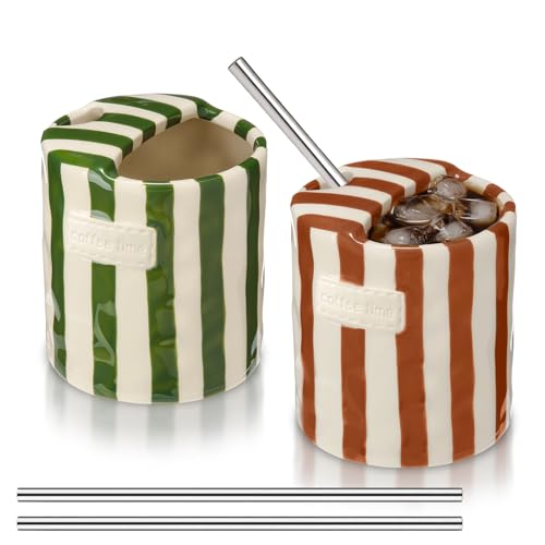 Ferrochef 2 Pack Ceramic Coffee Mug...