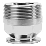 2 Stück Edelstahl-Flansch auf 2" NPT-Stecker-Adapter – Schnellverbindungs-Vakuumanschlüsse(KF40-2 in.)