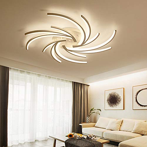 Plafonnier LED pissenlit avec télécommande et éclairage variable - 4