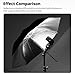 AMBITFUL Photography Umbrella, 43in Black Silver Reflective Umbrella, Studio Flash Reflective Umbrella, Aluminum Reinforced Version for Studio Reflective (2PCS) (43in)