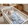 100% Organic Cotton Heritage Knit Textured Baby Quilt Blanket for Boys Signature Heritage Knit, Soft Breathable Newborn Baby Blanket (Heritage - Sky Blue)