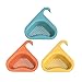 Cigno Cestello di Scarico Multifunzione Filtro Lavello Cucina Cestello Filtri per Lavello da Cucina Cestino per lavello Triangolare Cestini Triangolari per Filtro a Forma di Cigno Triangolare 3 PCS