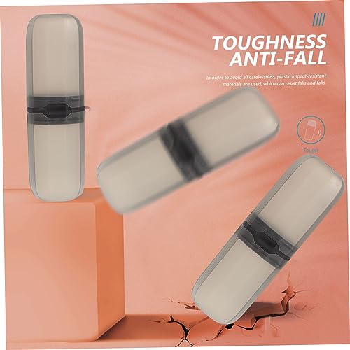 Gatuida 2 Unidades Estojo De Viagem Para Escova De Dentes Estojo Porta Escova De Dente Estojo Transp