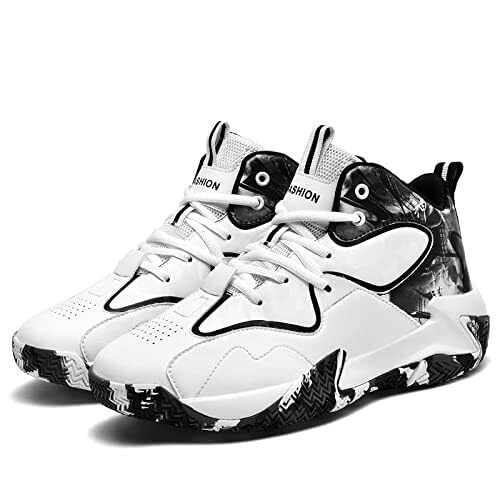 Zapatos de baloncesto transpirables y botas de entrenamiento con suela antideslizante de hombre