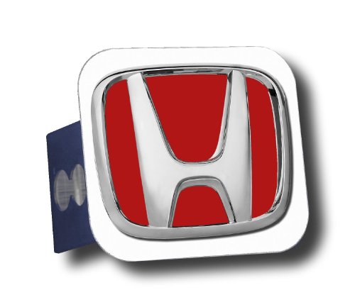Au-TOMOTIVE GOLD Logo Tow Trailer Hitch Cover Plug Honda Honda (Red)