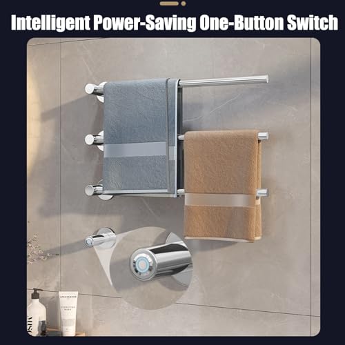 Sèche-serviettes électrique en acier inox pour une salle de bain moderne