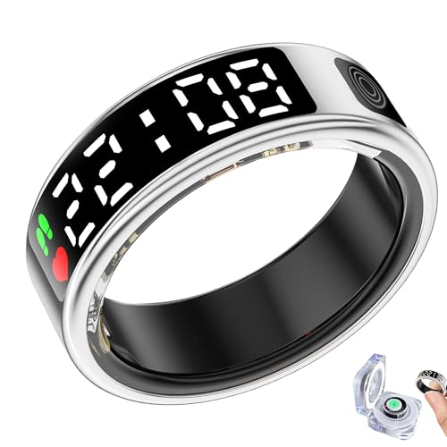 Smart Rings for Women Men,Fitness Tracker Ring,Smart Ring whth Display