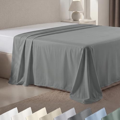 California Design Den Queen Flat Sheet 100% Cotton