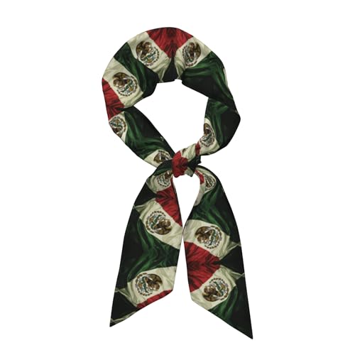 Women's Hair Scarf Neck Ribbon, Multifunction Chiffon Neckerchief for Daily Decor