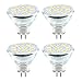 Bonlux 2W MR11 GU4.0 LED Bulbs 10-30V AC/DC 120 Degree Beam Angle LED G4/GU4 Bi-pin Base 20W Halogen Bulbs Equivalent MR11 Spotlight Warm White for Landscape Accent Recessed Track Lighting (Pack of 2)