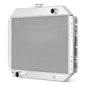 AUTOSAVER88 Full Aluminum Radiator Compatible with 1966-1979 Ford F-Series F100 F150 F250 F350 1978-1979 Bronco 2 row L6 V8 3.9L 4.9L 5.0L 5.8L 6.4L 6.6L
