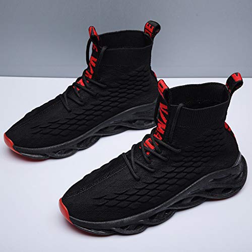 Image of God's pens Men's Sports Shoes Teens High-top Breathable Running Shoes Wear-Resistant Sneakers Basketball Sock Shoes