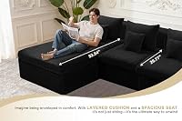 101" Modular Sectional Sofa for Living Room,Cloud Couch with L-Shape Chaise — image 3