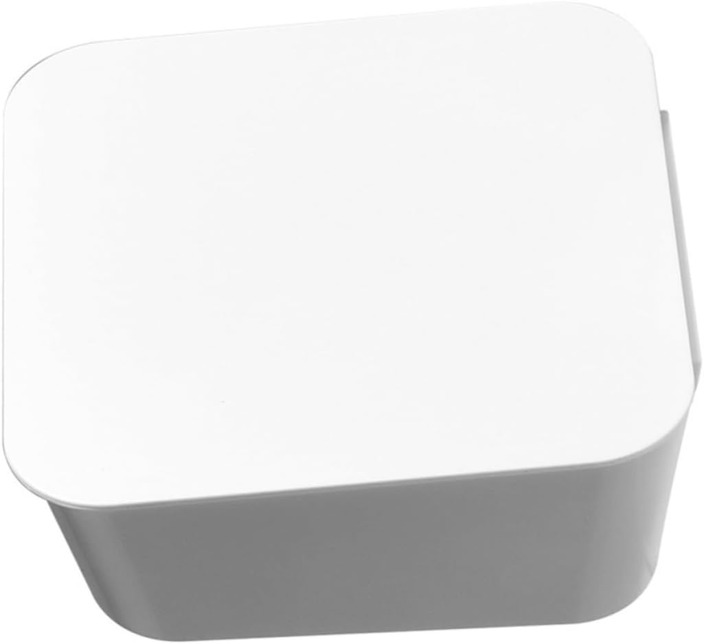Housoutil Storage Box Wall Mounted Plastic Bathroom Organizer for Makeup