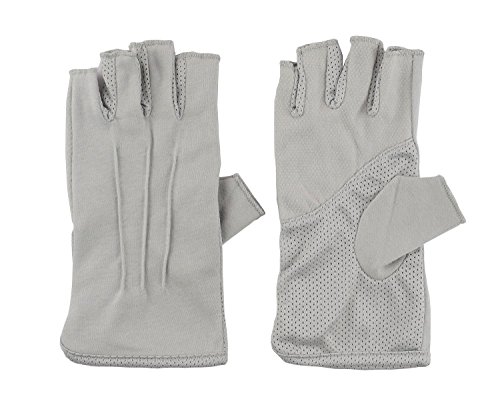 Men Fashion Summer Driving Gloves Touchscreen UV Driving Gloves Sun Light Weight Driving Gloves Grey