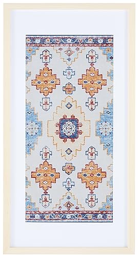 SAFAVIEH Home Collection Sumia Blue/Orange 14 x 29-inch Bohemian Tribal