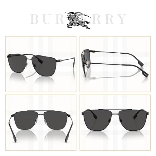 BURBERRY BE3141 Aviator Sunglasses for Men +BUNDLE with ACCESSORY EYEWEAR KIT4