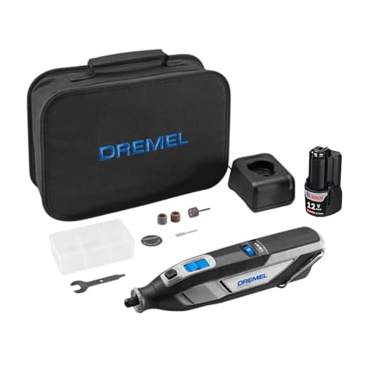 Dremel Micro Retífica 8240 12V com 1 bateria, 5 acessórios e bolsa