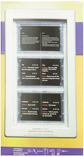 Ideal Pet Products 6 5/8" X 11 1/4" Medium Ultra-Flex Draftstopper Pet Door With Telescoping Frame #TOP2
