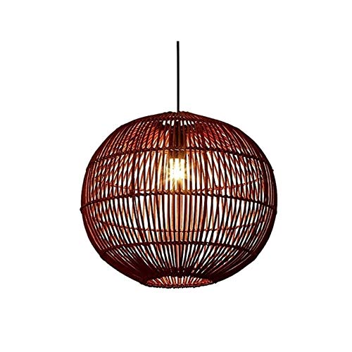 Plafond plafon en rotin naturel et suspension de haute qualité pour restaurant chic