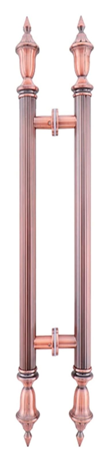 Niusabou Pink Door Handle Barn, Sliding Barn Door Handle Push Pull European Multicolor 60-150 Cm For Glass Shower Wood(,150Cm(59Inch))
