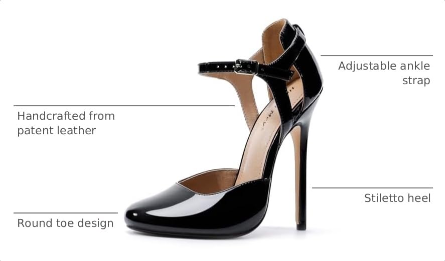 Image of Unisex High Heels for Men and Women 5.5 Inch Stiletto Heels