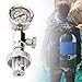 kowaku Yoke Tank Pressure Checker Scuba Diving Pressure Gauge Stainless Steel Compact Accessory,for Water Sports Underwater Diver