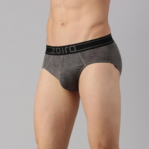 Image of Zoiro Men's Brief | Soft Band | Soft No-Marks Elastic | Breathable Innerwear | Pack of 1 | Color May Vary
